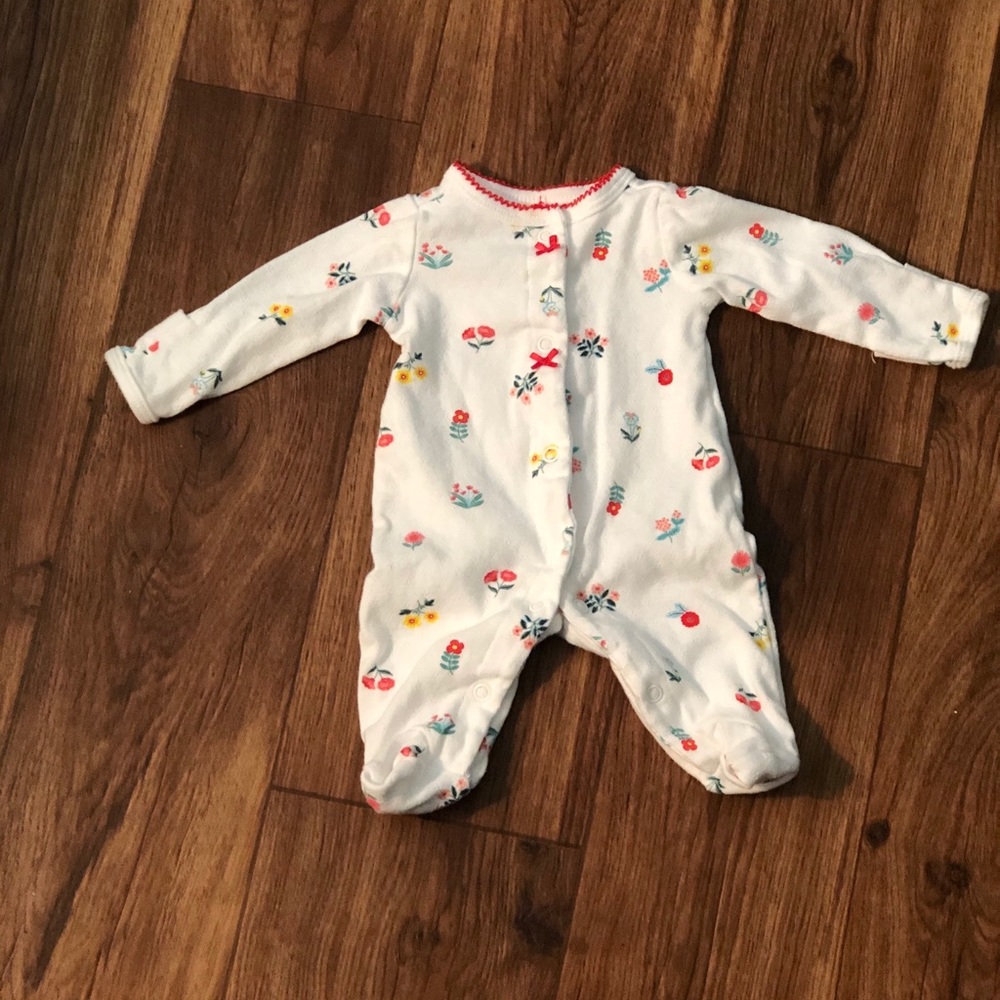 Floral Carter’s Footsie